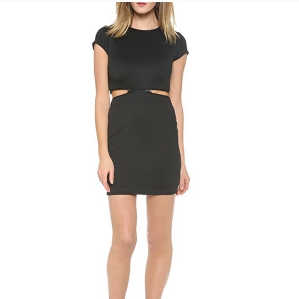 Bailey 44 mini dress. Zipper that separates dress if wanted for multiple looks.